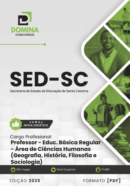 Apostila Professor de Ciências Humanas SED SC 2025
