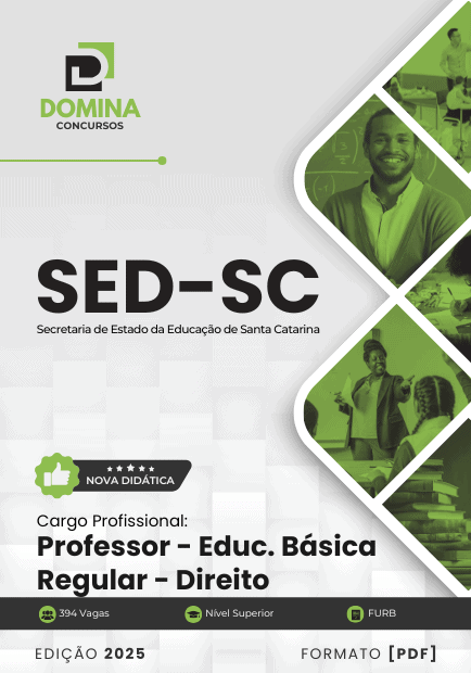 Apostila Professor de Direito SED SC 2025