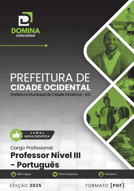 Apostila Professor de Português Cidade Ocidental GO 2025