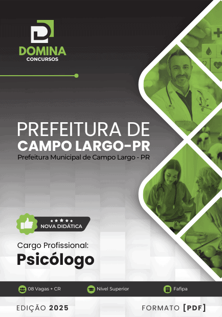 Apostila Psicólogo Campo Largo PR 2025