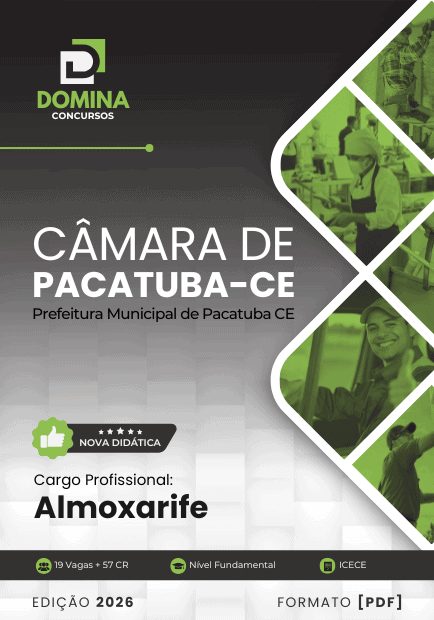 Apostila Almoxarife Câmara Pacatuba CE 2026