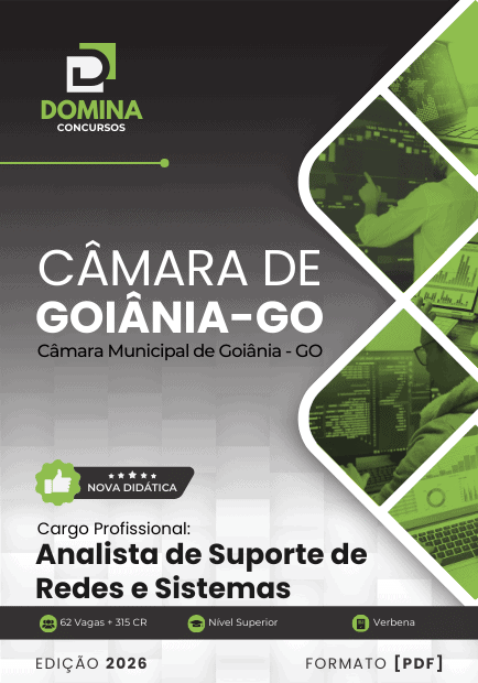 Apostila Analista de Suporte de Redes e Sistemas Câmara Goiânia GO 2026