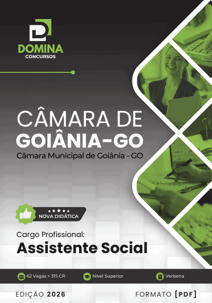 Apostila Assistente Social Câmara Goiânia GO 2026