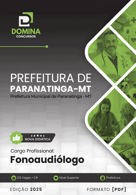 Apostila Fonoaudiólogo Paranatinga MT 2025