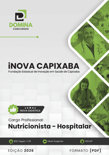 Apostila Nutricionista Hospitalar iNOVA Capixaba 2026