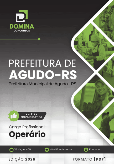 Apostila Operário Agudo RS 2026