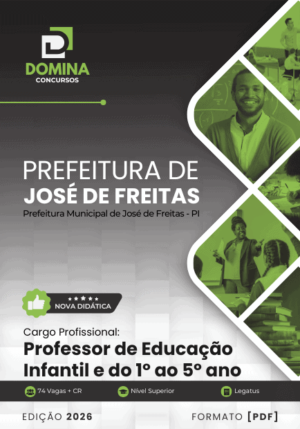 Apostila Professor de Educação Infantil José de Freitas PI 2026
