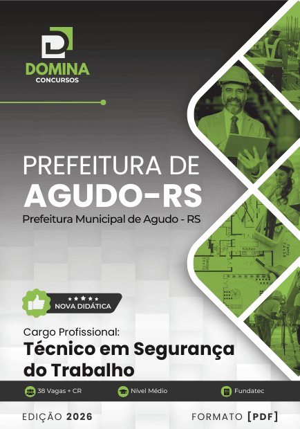 Apostila Técnico em Segurança do Trabalho Agudo RS 2026