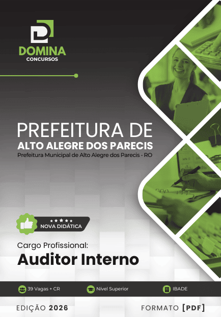 Apostila Auditor Interno Alto Alegre dos Parecis RO 2026