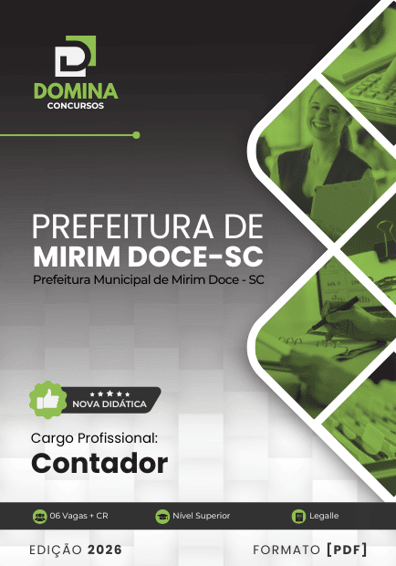 Apostila Contador Mirim Doce SC 2026