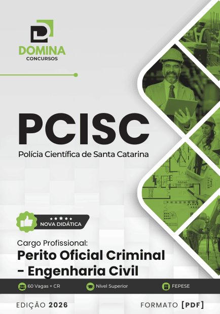 Apostila Perito Oficial Criminal Engenharia Civil PCI SC 2026