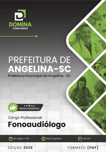 Apostila Fonoaudiólogo Angelina SC 2026