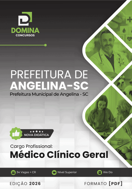 Apostila Médico Clínico Geral Angelina SC 2026