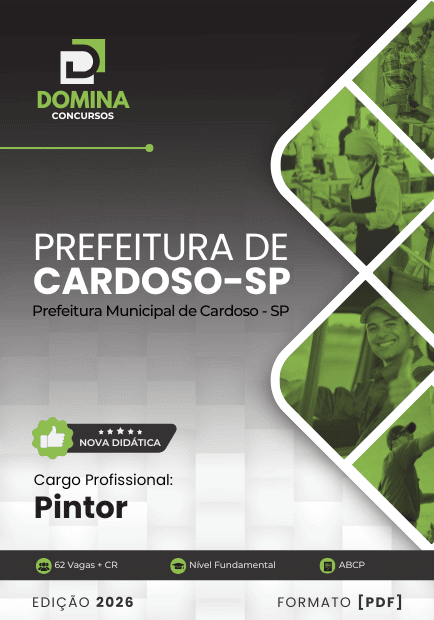 Apostila Pintor Cardoso SP 2026