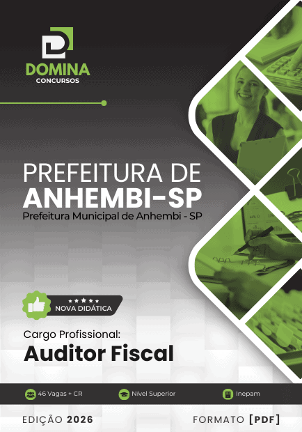 Apostila Auditor Fiscal Anhembi SP 2026