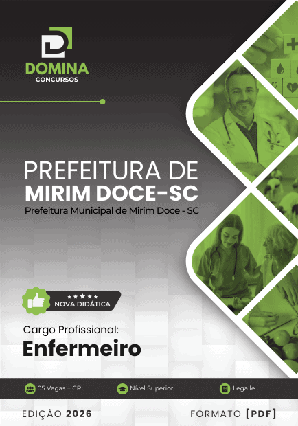 Apostila Enfermeiro Mirim Doce SC 2026
