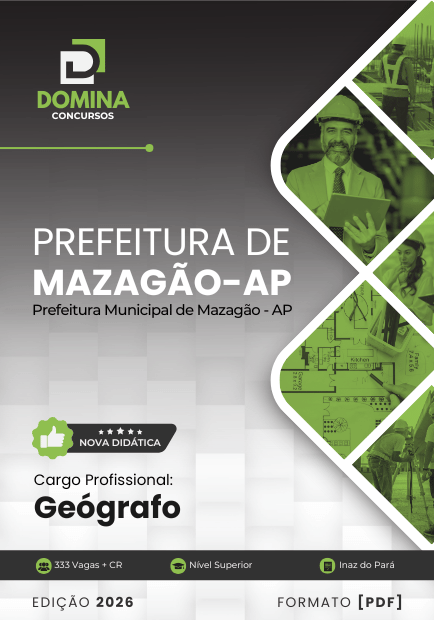 Apostila Geógrafo Mazagão AP 2026