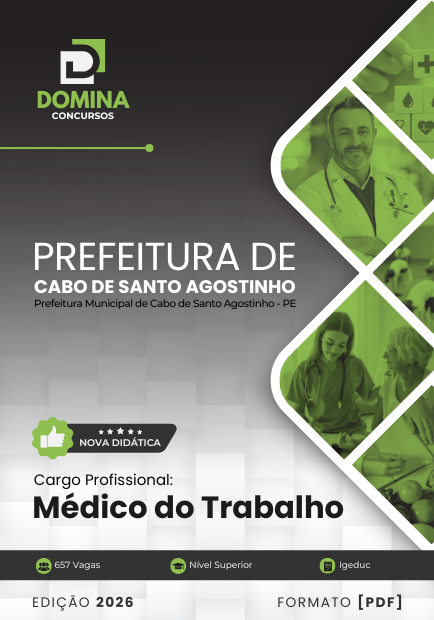 Apostila Médico do Trabalho Cabo de Santo Agostinho PE 2026