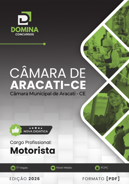Apostila Motorista Câmara de Aracati CE 2026