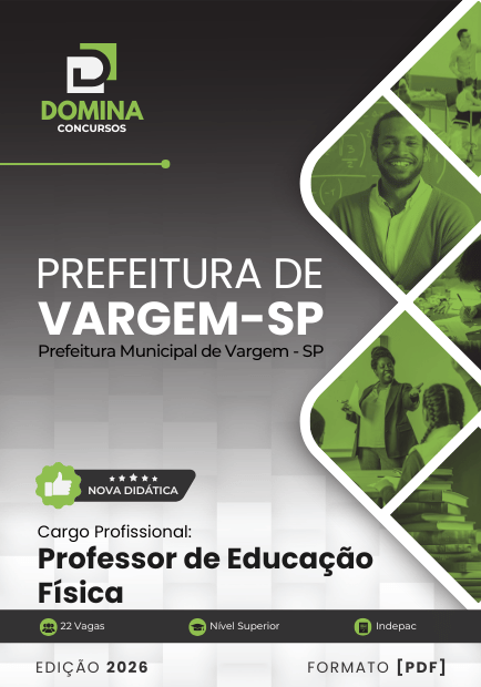 Apostila Professor de Educação Física Vargem SP 2026