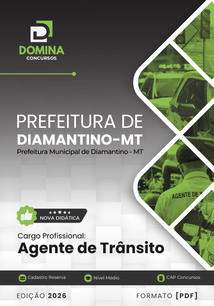 Apostila Agente de Trânsito Diamantino MT 2026