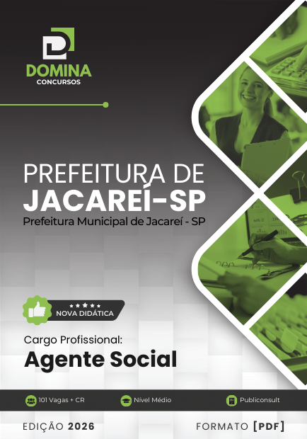 Apostila Agente Social Jacareí SP 2026