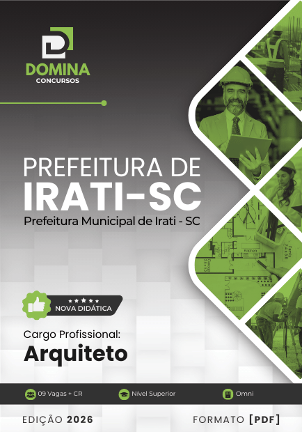 Apostila Arquiteto Irati SC 2026