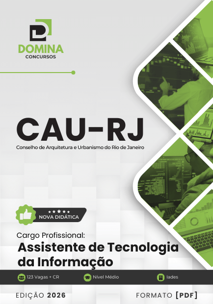 Apostila Assistente Tecnologia da Informação CAU RJ 2026