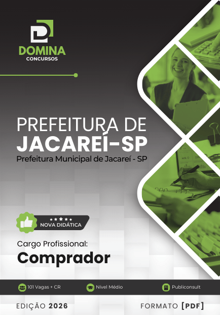 Apostila Comprador Jacareí SP 2026