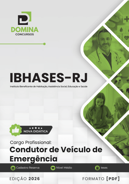 Apostila Condutor de Veículo de Emergência IBHASES RJ 2026