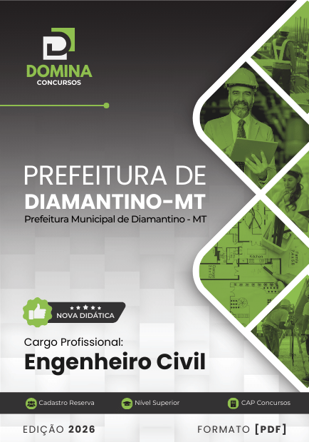 Apostila Engenheiro Civil Diamantino MT 2026