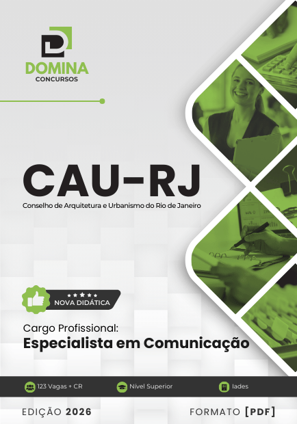Apostila Especialista em Comunicação CAU RJ 2026