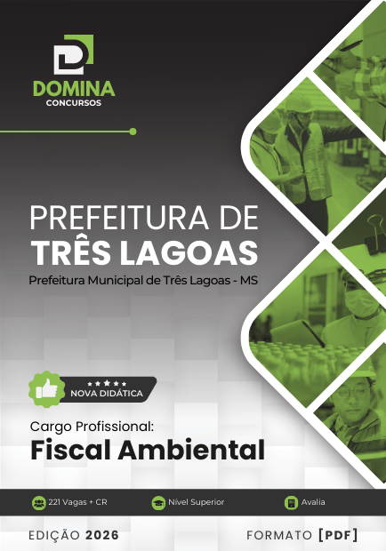 Apostila Fiscal Ambiental Três Lagoas MS 2026