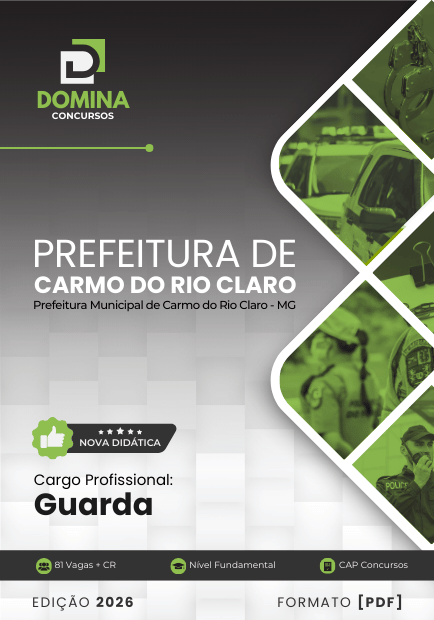 Apostila Guarda Carmo do Rio Claro MG 2026