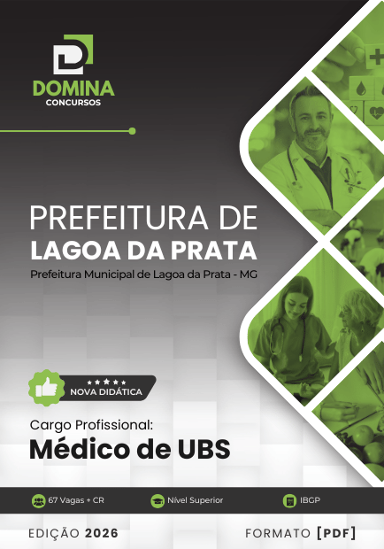 Apostila Médico UBS Lagoa da Prata MG 2026