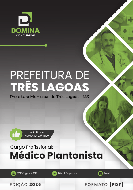 Apostila Médico Plantonista Três Lagoas MS 2026