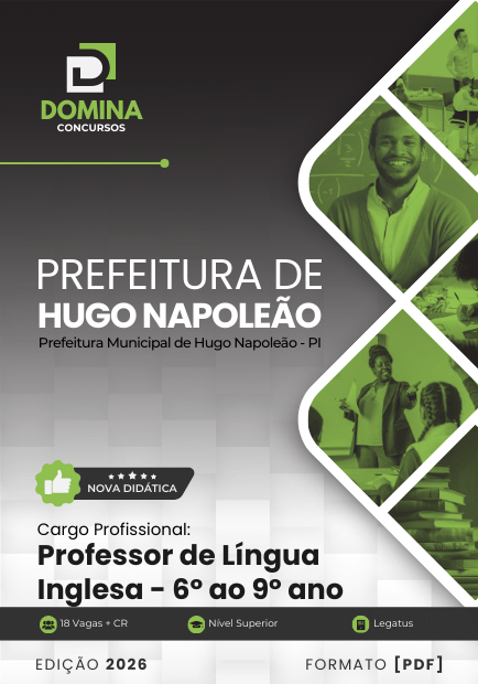 Apostila Professor de Inglês Hugo Napoleão PI 2026