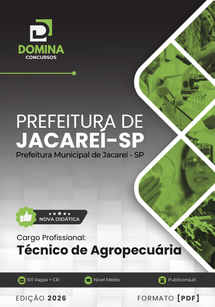 Apostila Técnico de Agropecuária Jacareí SP 2026