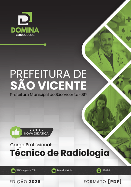 Apostila Técnico de Radiologia São Vicente SP 2026