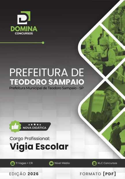 Apostila Vigia Escolar Teodoro Sampaio SP 2026