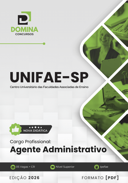 Apostila Agente Administrativo UNIFAE SP 2026