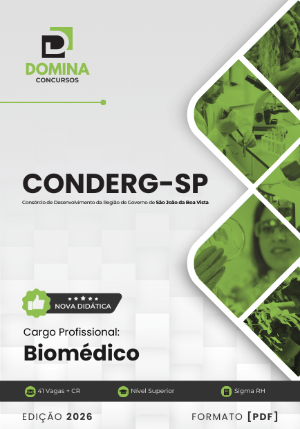 Apostila Biomédico CONDERG SP 2026