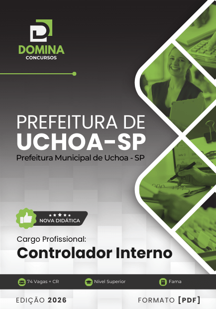 Apostila Controlador Interno Uchoa SP 2026