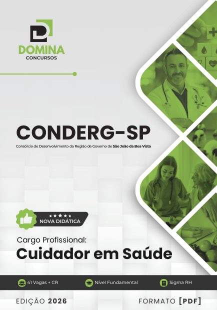 Apostila Cuidador em Saúde CONDERG SP 2026