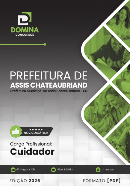 Apostila Cuidador Assis Chateaubriand PR 2026