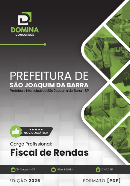 Apostila Fiscal de Rendas São Joaquim da Barra SP 2026
