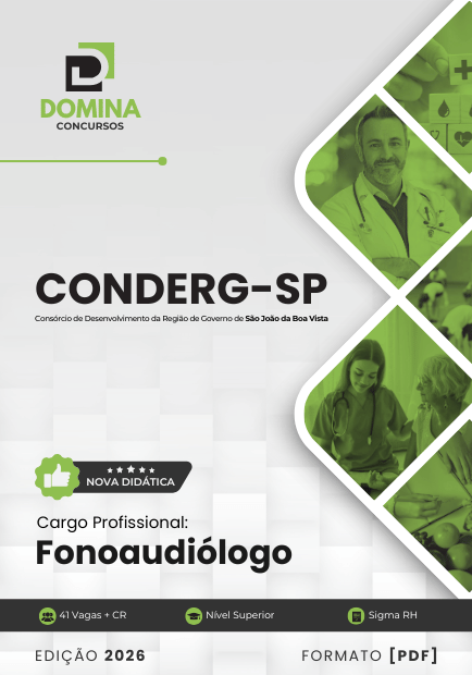 Apostila Fonoaudiólogo CONDERG SP 2026