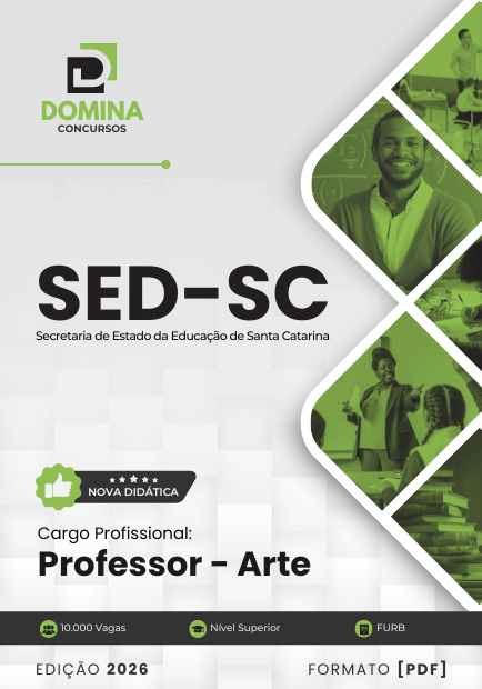 Apostila Professor de Artes SED SC 2026