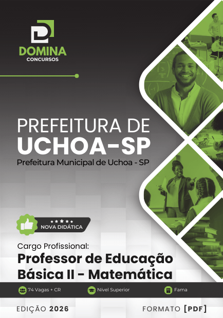 Apostila Professor de Matemática Uchoa SP 2026