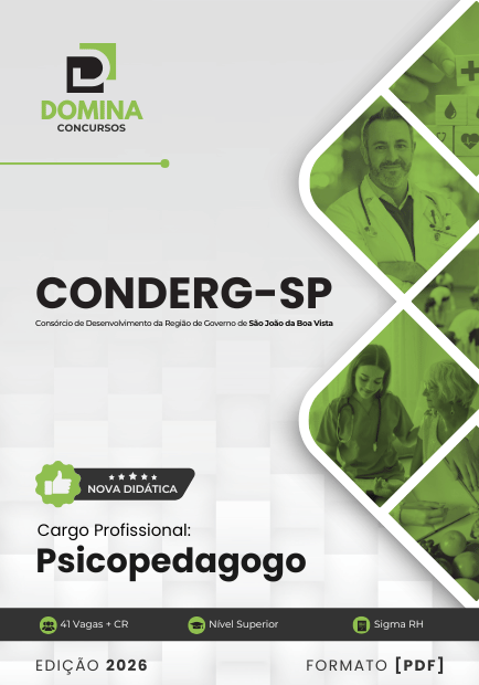 Apostila Psicopedagogo CONDERG SP 2026